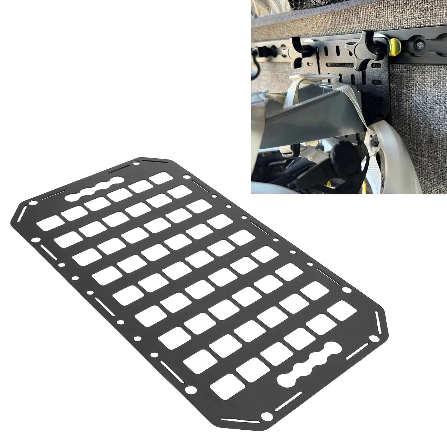 Aluminum Truck Bed Panel for L-Track Rail Cargo Storage Rack