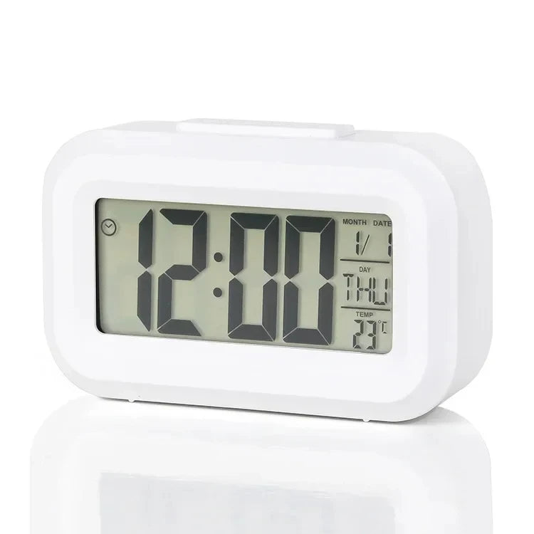 LED Digital Electronic Alarm Clock With Backlight Snooze Calendar Screen Display For Home Office Desktop Table Peaceful Pleasures Health and Wellness