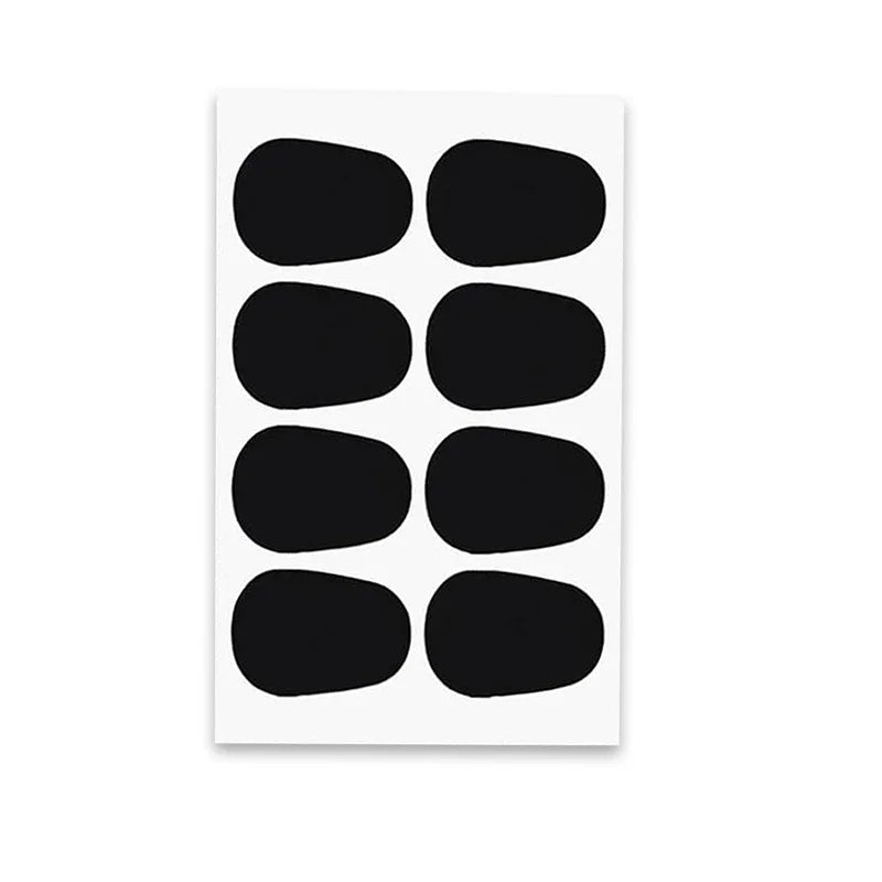 Sax Tooth Pad Black Tube Silicone Food Grade Flute Patch Transparent