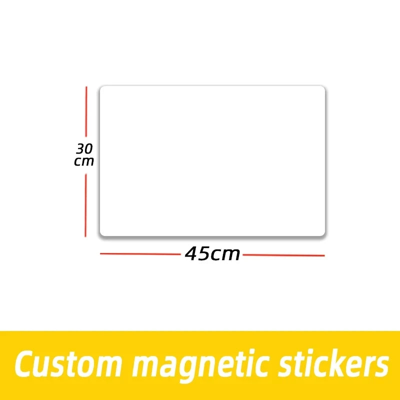 Custom Car Magnetic Sticker | DIY Business Logo Advertising Decal