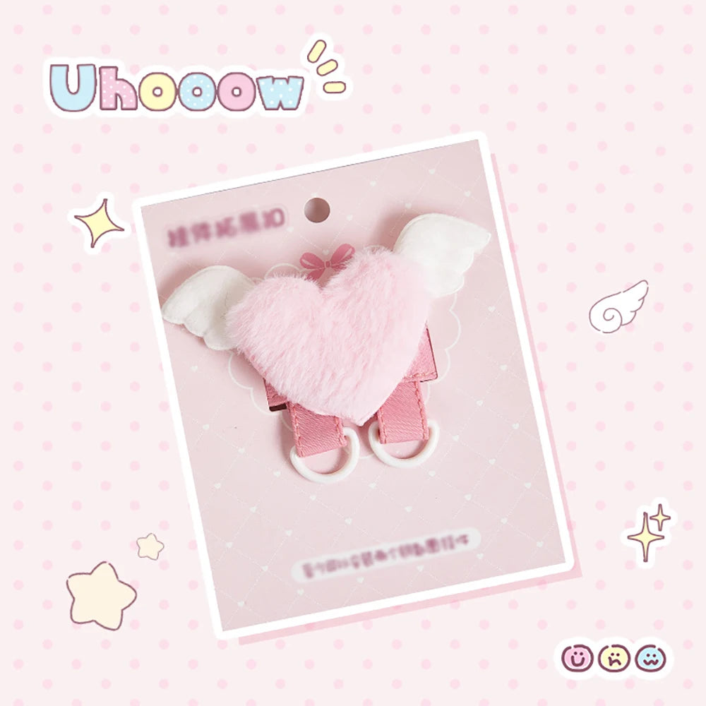 Plush Five Pointed Star Heart-shaped Expansion Buckle D-shaped Bag