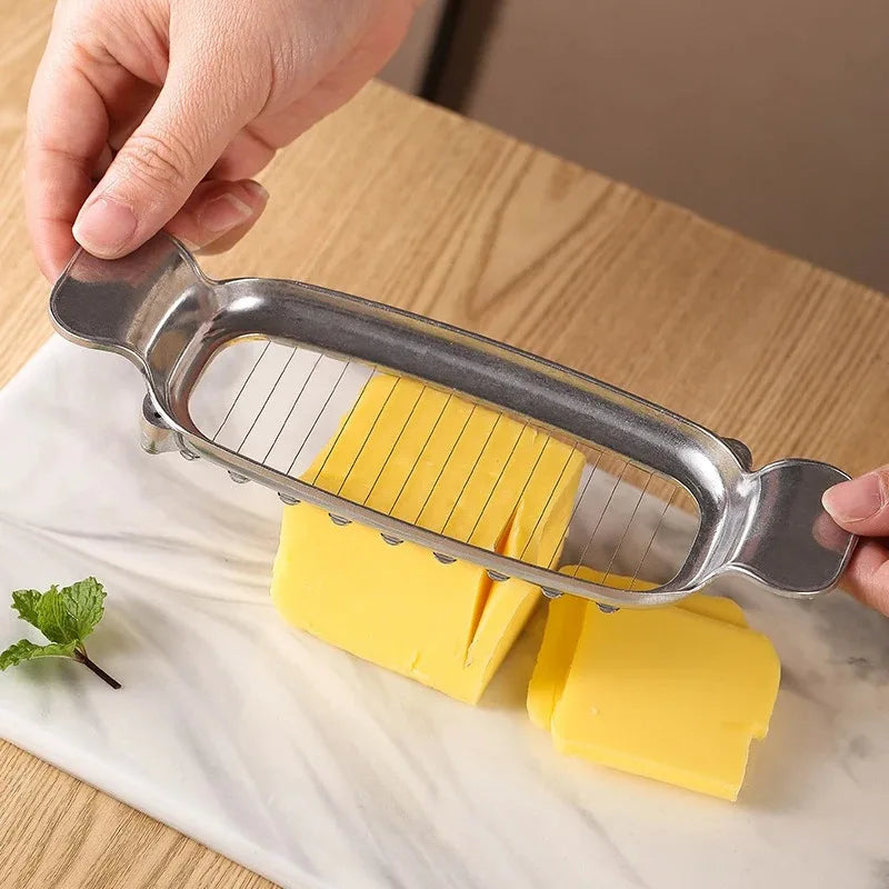 Divider Cheese Line Butte Aluminum Die-casting r Cheese Slicer Kitchen Utensils Kitchen Supplies Foie Gras Cheese Slicer Peaceful Pleasures Health and Wellness