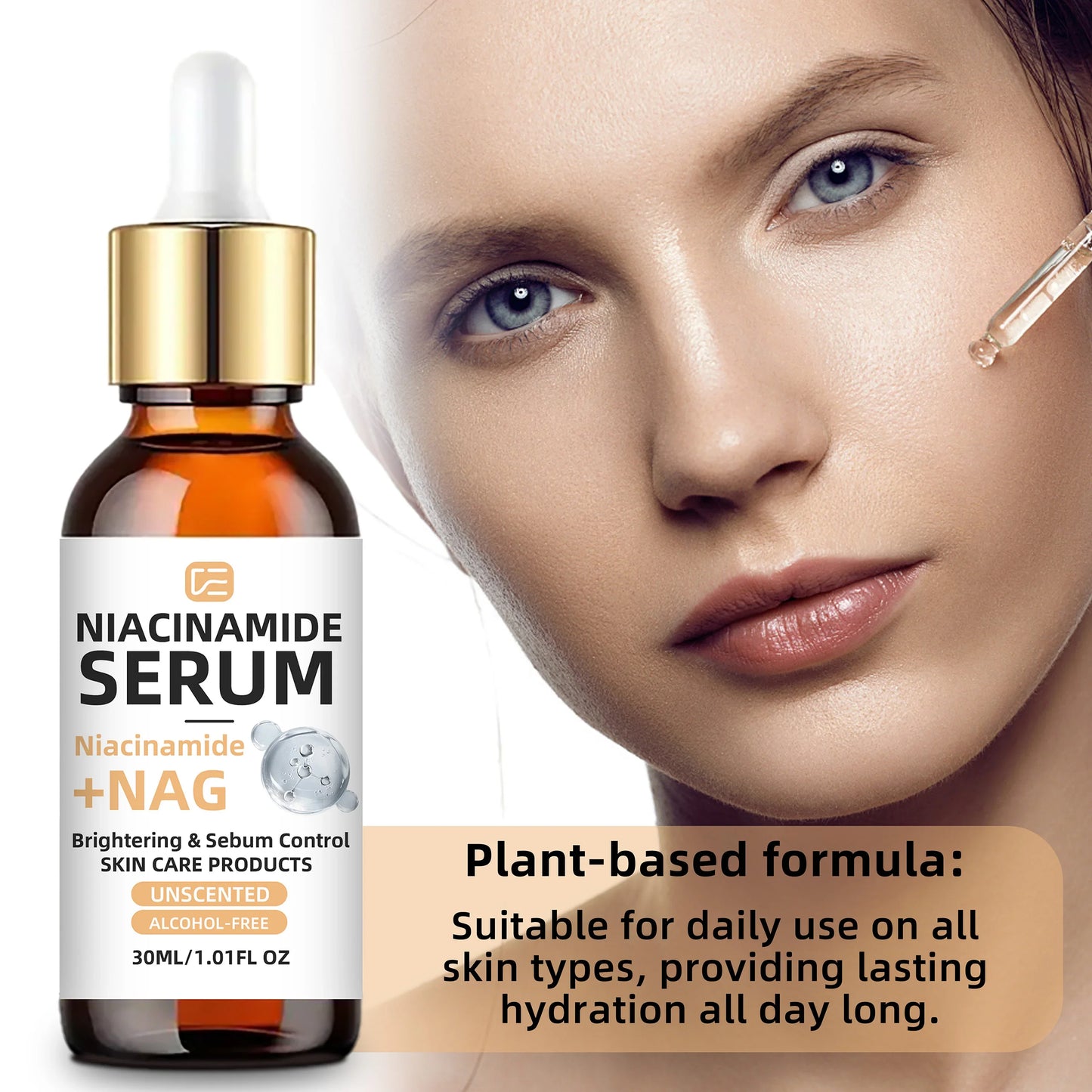 Veérenae Niacinamide Serum – Oil-Free 24H Hydration