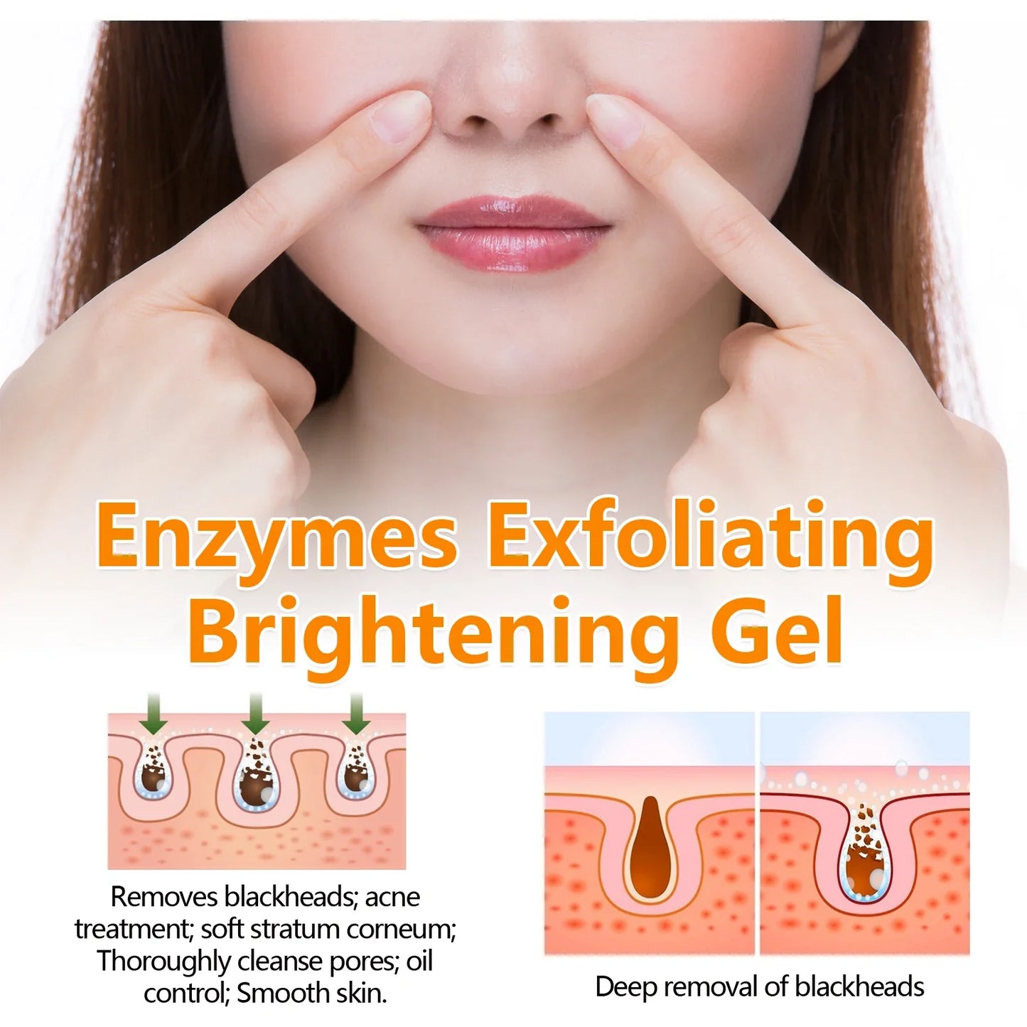 Hoygi Orange Enzyme Exfoliating Gel – Salicylic Acid & Pores