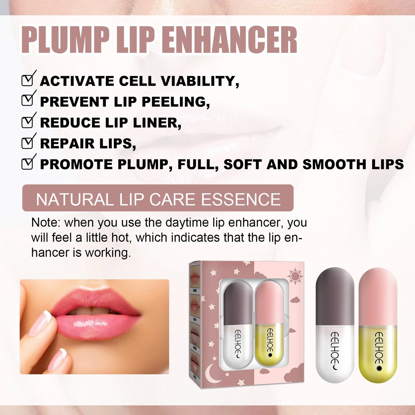 Eelhoe Lip Plumper Serum | Volumizing & Moisturizing Treatment