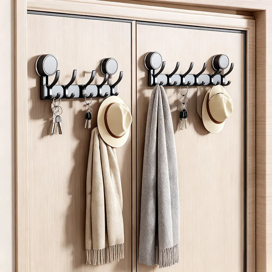 Aluminum Suction Cup Hooks No-Drill Organizer 8-Pack Suction Cup Hooks Peaceful Pleasures Health and Wellness