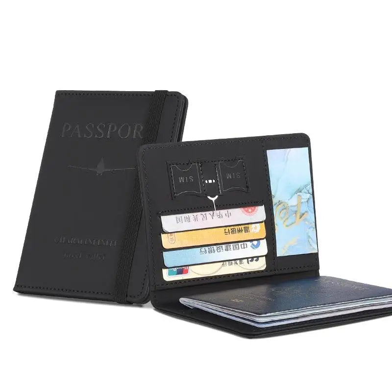 Waterproof PU Leather Passport Holder & Travel Wallet