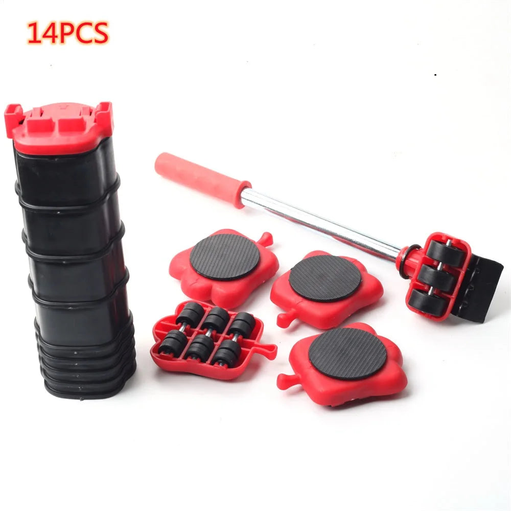Heavy Duty Furniture Lifter & Mover Set – Moving Tool Kit Peaceful Pleasures Health and Wellness 14PCS