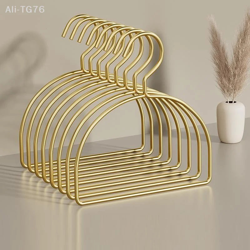 5-Pack Gold Half Round Scarf Hangers | Closet Organizer