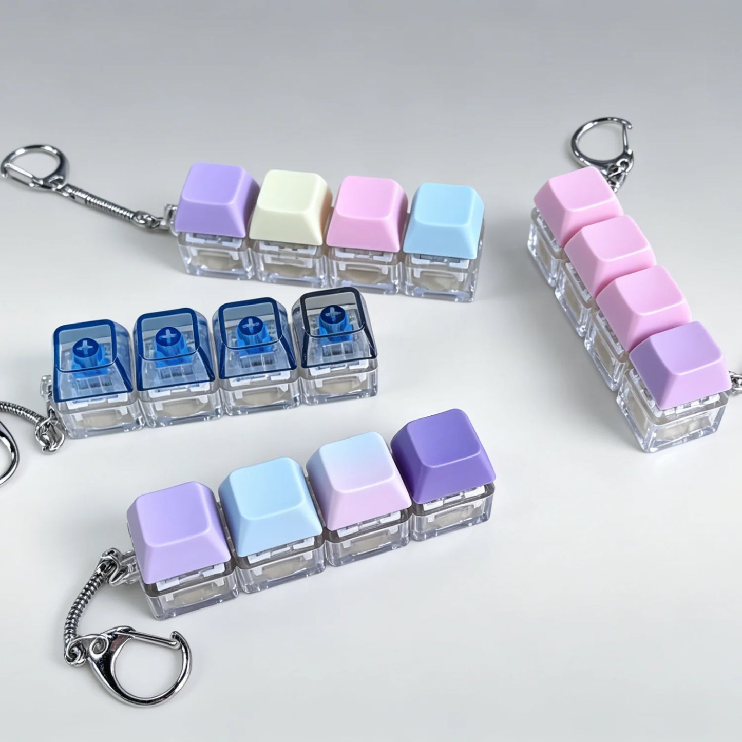 Mini Keyboard Fidget Keychain Toy | Sensory Desk Toy for Adults