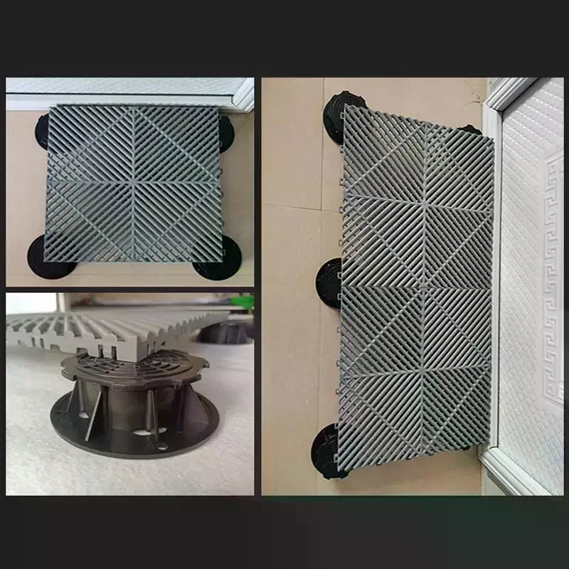 Height Adjustable Decking Support Pedestal Set | 4 or 8 PCS