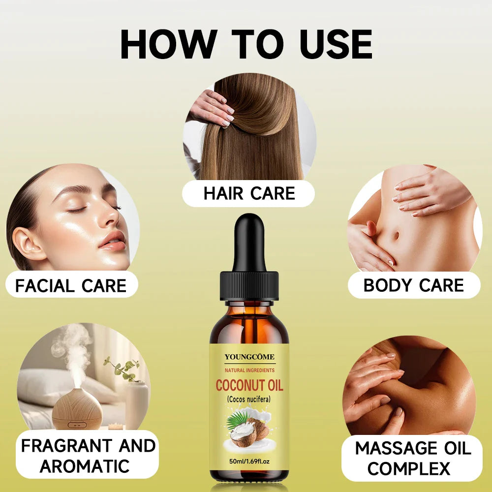 Coconut Hair Care Oil – Nourish Scalp & Reduce Breakage