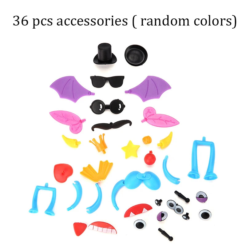 Sticky Thorn Ball Building Blocks Connect Toys Kids Toddlers 3D Model