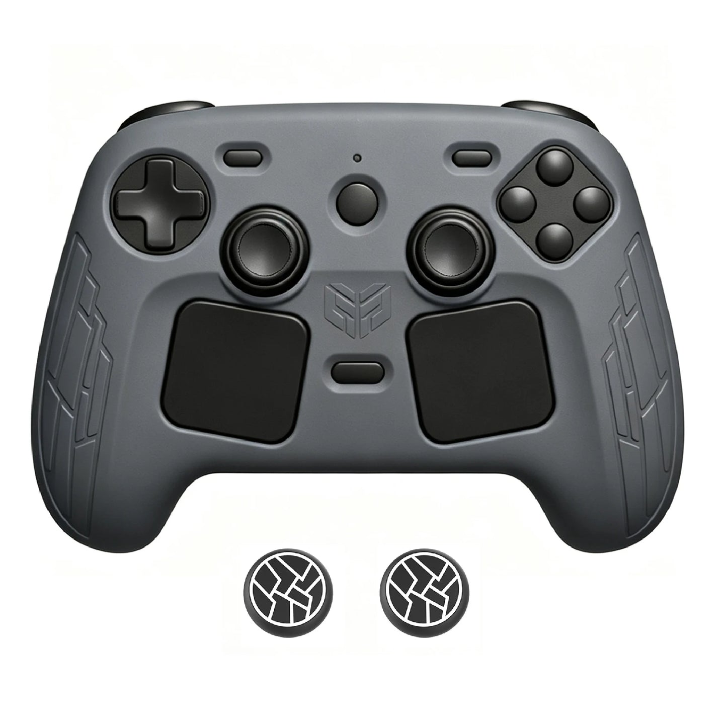Silicone Protective Case For Steam Controller 2 2026 Cover Shockproof Dustproof Anti Slip Grip Precision Cutout For Charging Peaceful Pleasures Health and Wellness GRAY