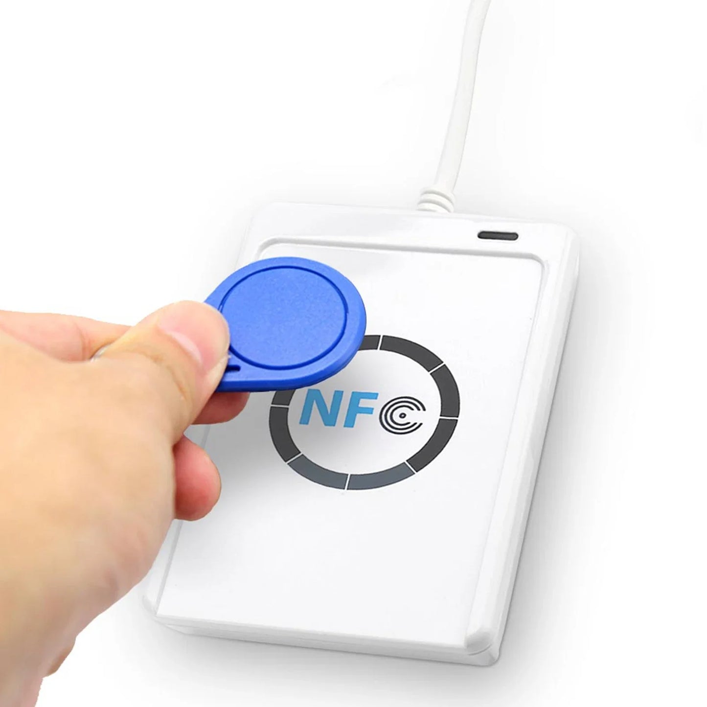 Software White IC Card Reader Contactless Writer Portable Adapter NFC