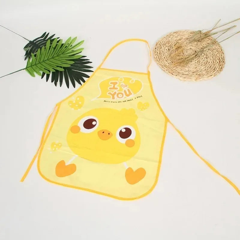 Kids Waterproof Cartoon EVA Apron – Bib for Eating & Crafts