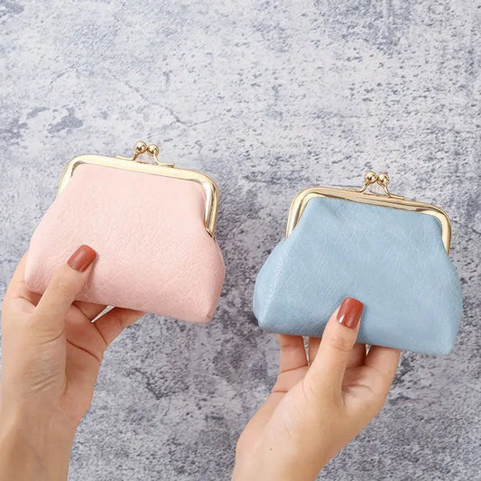 Women's Mini Leather Clutch Wallet – Coin Purse & Card Holder Mini Leather Wallet Oasis Select WHITE