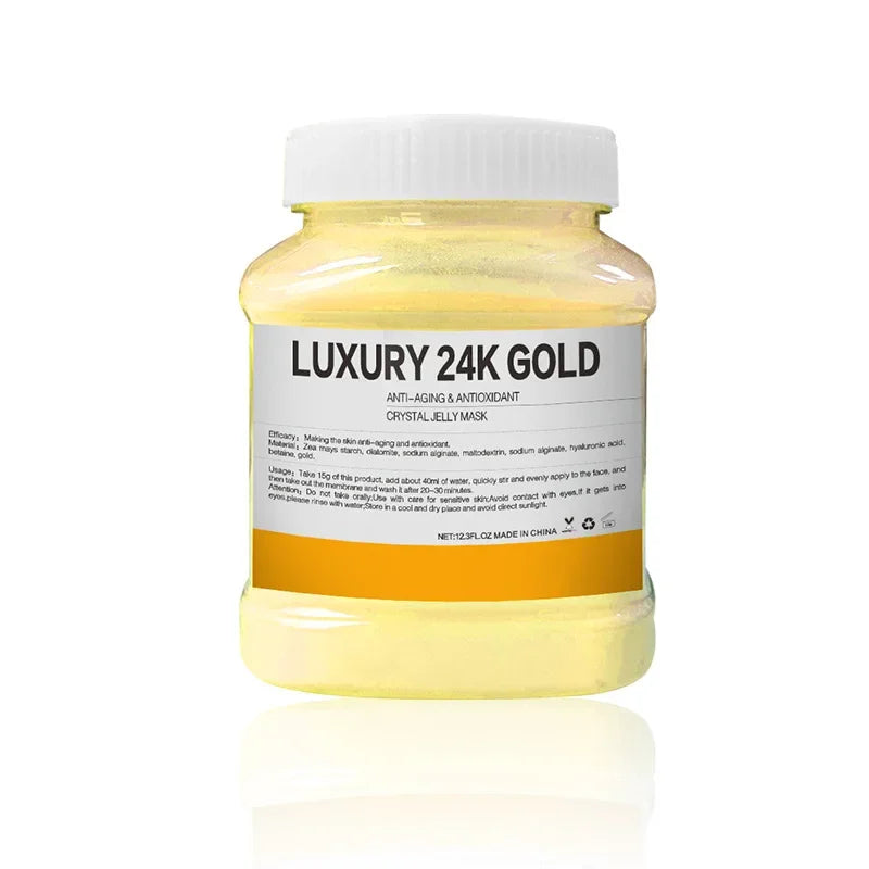 350g 24K Gold Rose Petal Jelly Peel Mask Powder – Hydrating