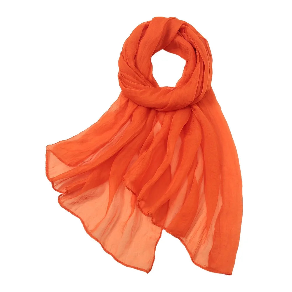 Women's Soft Chiffon Scarf – Lightweight Summer Shawl Wrap