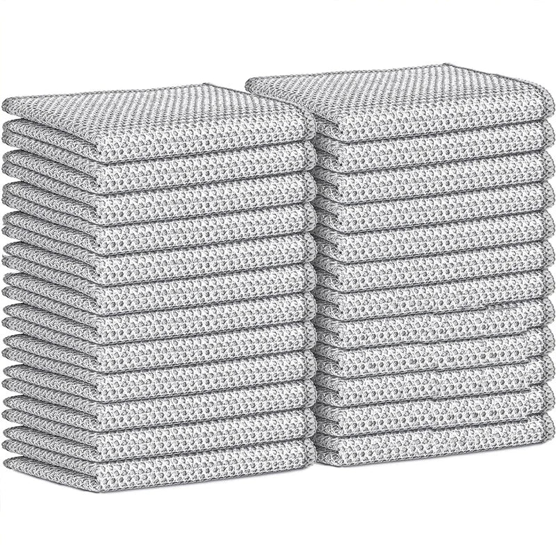 Steel Wire Scrubbing Cloths – Double Layer Kitchen Cleaning Pads 5pc