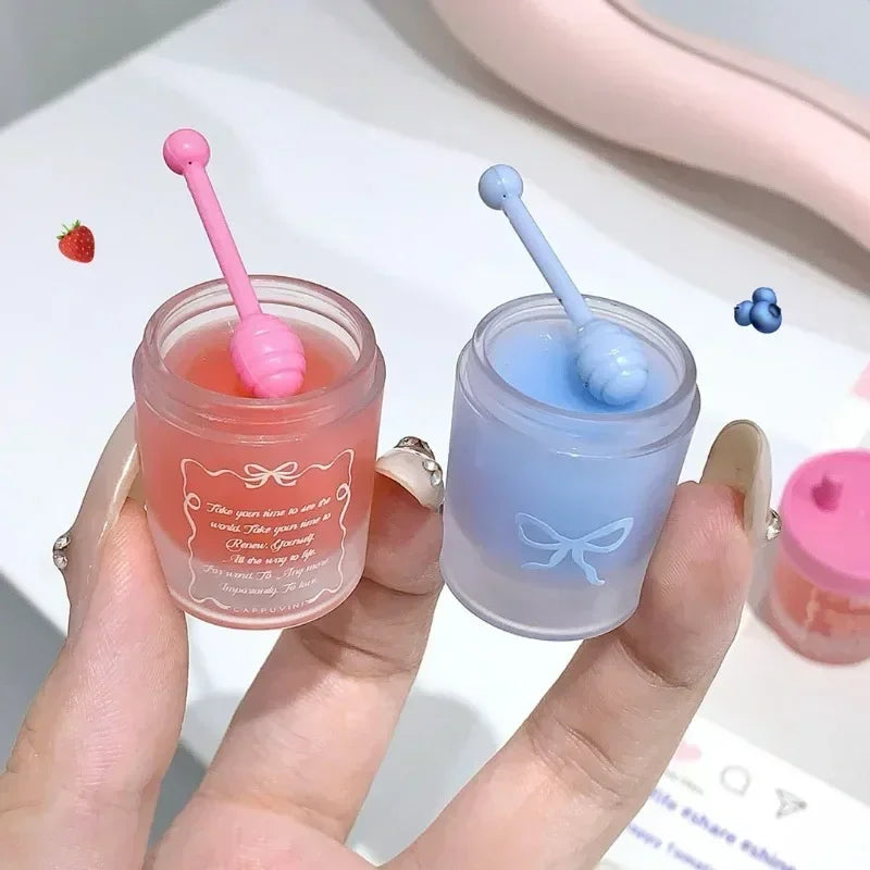 Blueberry Solid Lip Mask – Moisturizing Jelly Lip Balm & Gloss