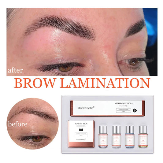 Pro Brow Lift Perming Eyebrow Lifting Brow Lamination Kit with Cling Film Nutrition Keratin Perming Lotion for Home Use Peaceful Pleasures Health and Wellness