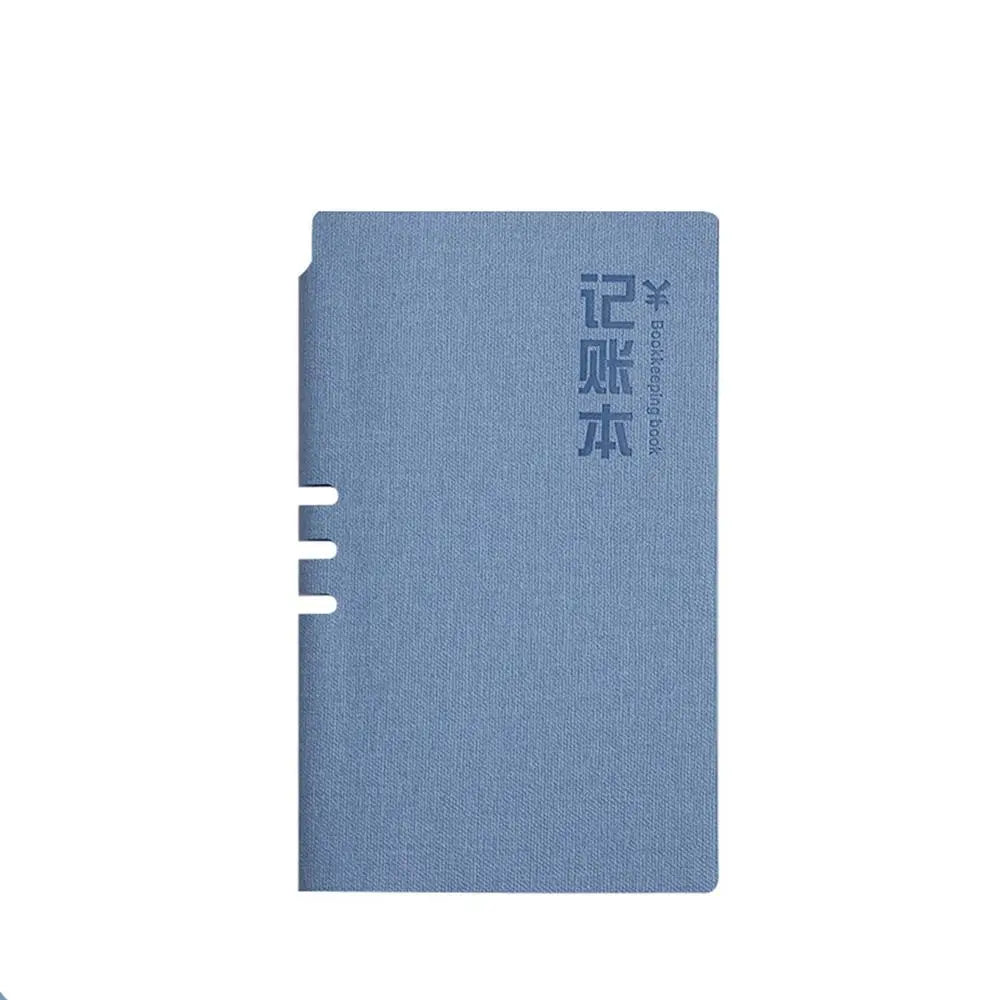 Saving Money Wages Salaries A6 Business Bookkeeping Book Expense Ledger Book Household Finance Planner Account Tracker Notebook Peaceful Pleasures Health and Wellness blue