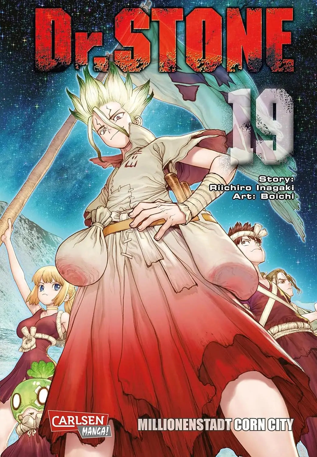 Dr. Stone Anime Canvas Wall Art Poster | Retro Graffiti Fan Gift