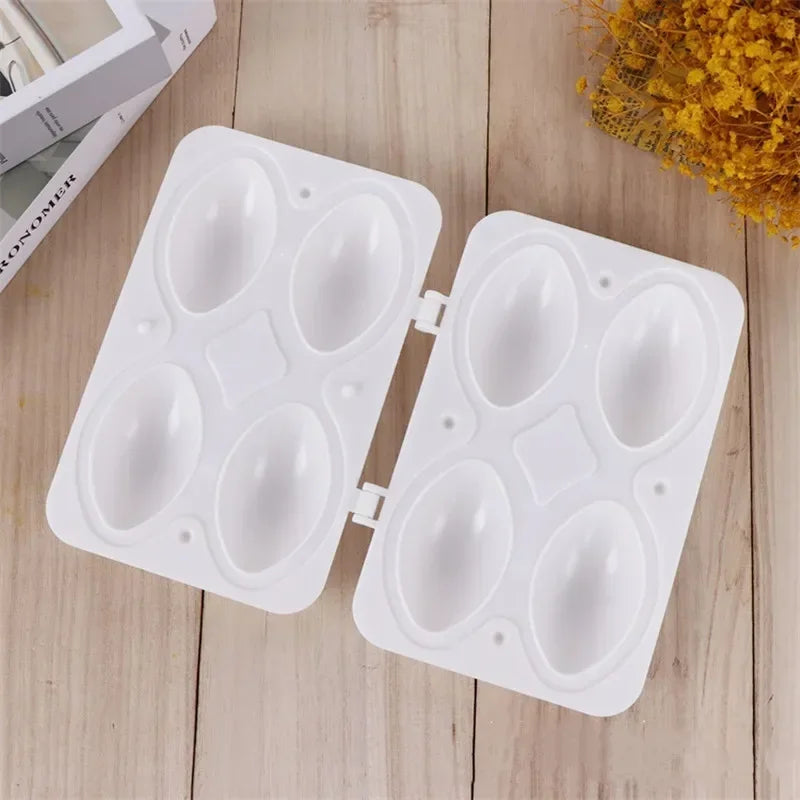 4Holes Manual Kibbeh Mold Meatball Maker Meatloaf Press Minced Meat Processor Cake Desserts Pie Kitchen Tools Peaceful Pleasures Health and Wellness white
