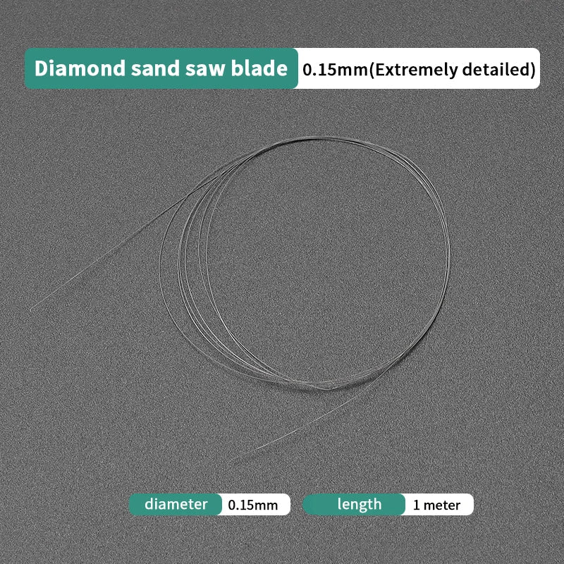 1M Diamond Wire Saw Blade – Jade, Metal & Ceramic Cutting