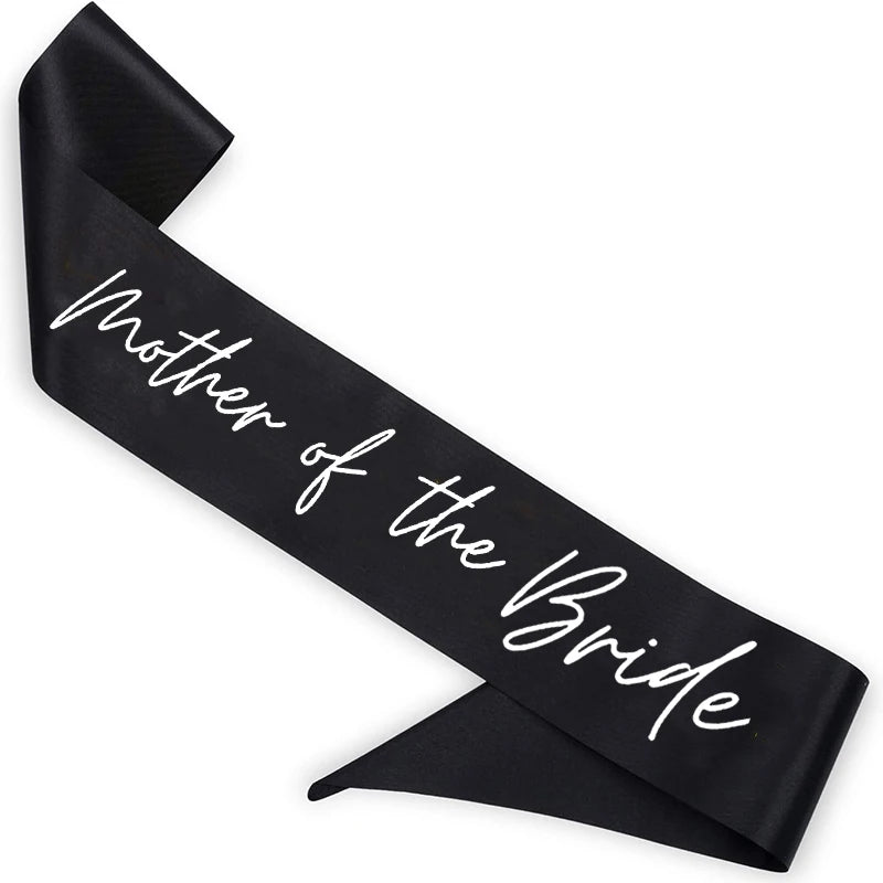 Bridal Sash – Bride, Bridesmaid & Bachelorette Party Sashes Bridal Party Sash Peaceful Pleasures Health and Wellness mother of the bride