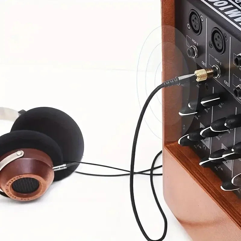 Musical Instrument HiFi Sound Gold Plated Audio Adapter 65mm To 35mm Jack Converter for Headphone and Amplifier Peaceful Pleasures Health and Wellness