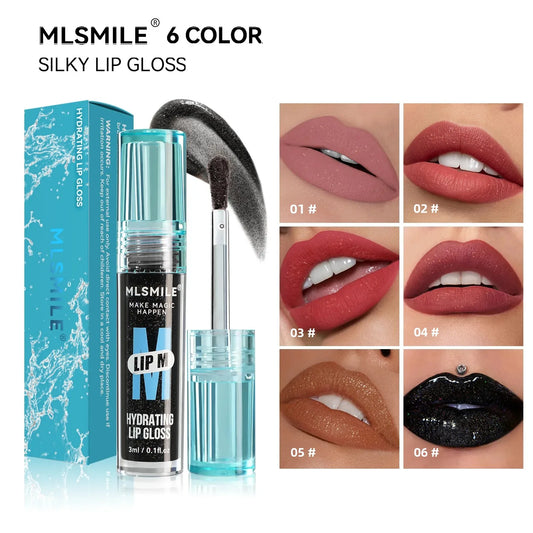 MLSMILE Pearl Nude Lip Gloss – Waterproof & Long-Lasting Lip Gloss Oasis Select