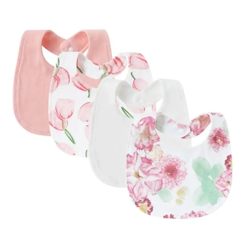 Baby Bandana Bibs 4-Pack | Soft Cotton Drool & Teething Bibs