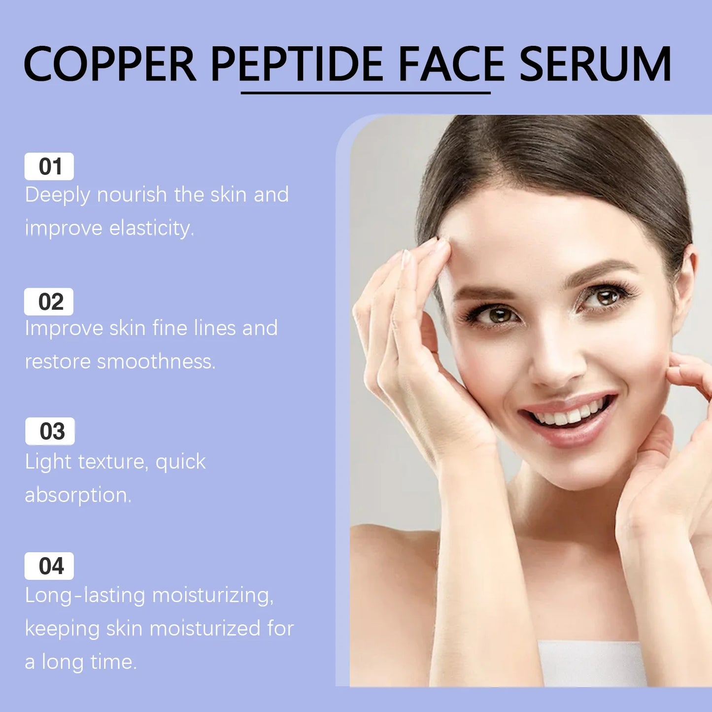 Copper Peptide Facial Serum – Firming & Anti-Aging, 30ml Peaceful Pleasures Health and Wellness