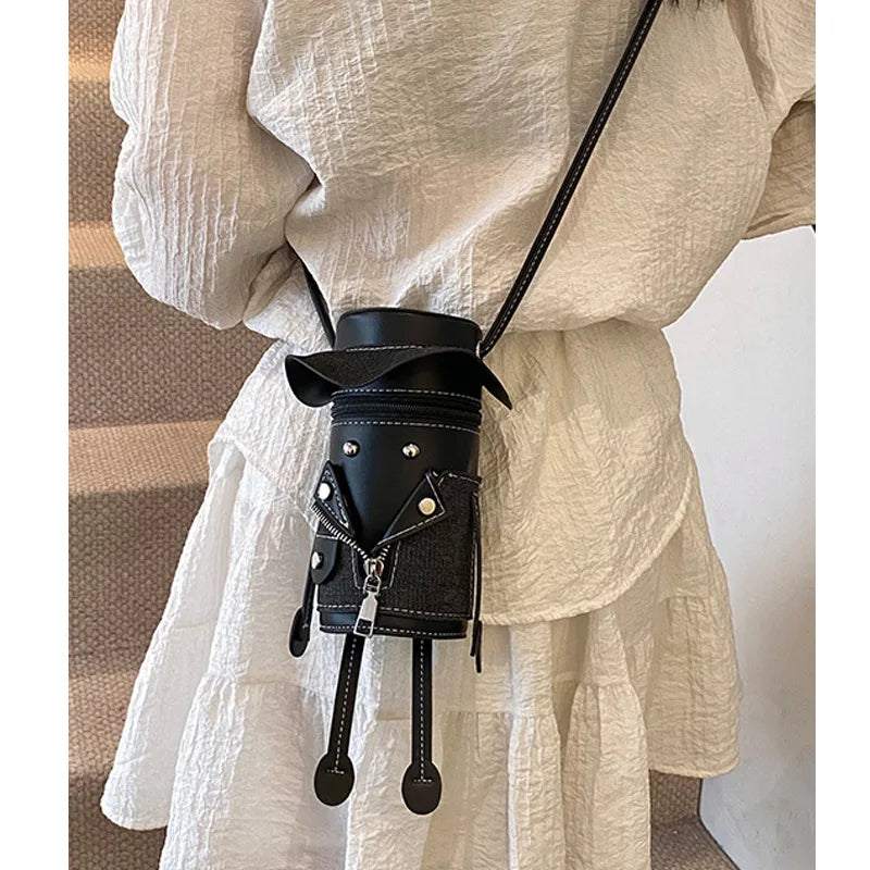 Gothic Kawaii Phone Crossbody Bag | Y2K Mini Chain Bag for Girls