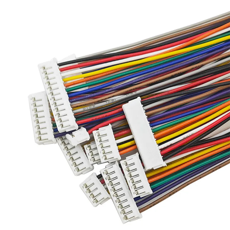 100Pcs ZH 1.5mm Electronic Wire 150mm Length 2/3/4/5/6/7/8/9/10/12 Pin Plug Wire Cable Peaceful Pleasures Health and Wellness