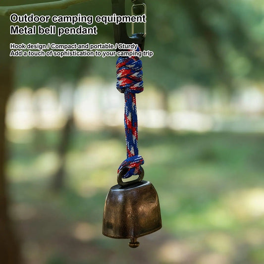 Bear Bell for Hiking & Camping – Loud Cowbell with Lanyard Hiking Safety Bell Oasis Select