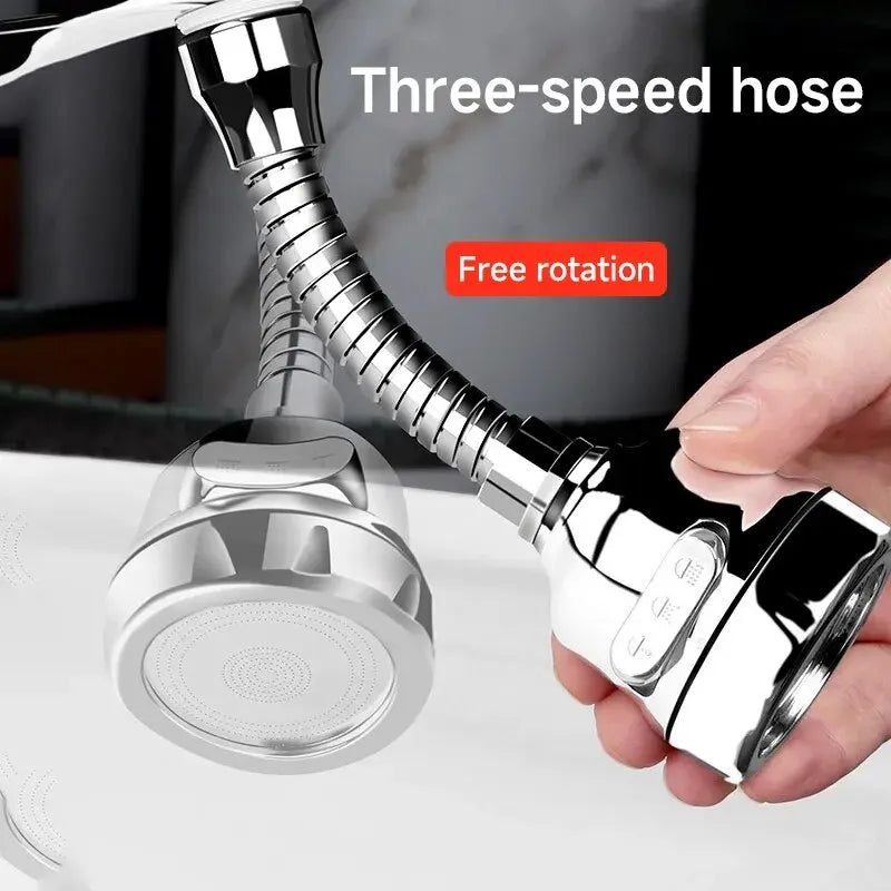 360° Kitchen Faucet Extender | 3 Modes, Filter & Water Saver