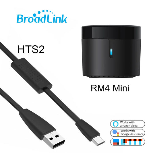 Broadlink Rm4 Mini Smart Remote Control Infrared Universal IR Audio Video Smart Home work with Google Home Alexa Peaceful Pleasures Health and Wellness