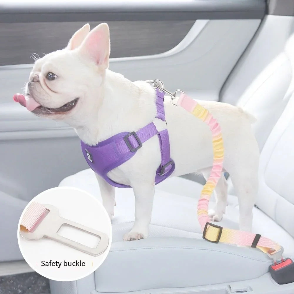 Adjustable Nylon Dog Car Seat Belt Harness – Safe Travel