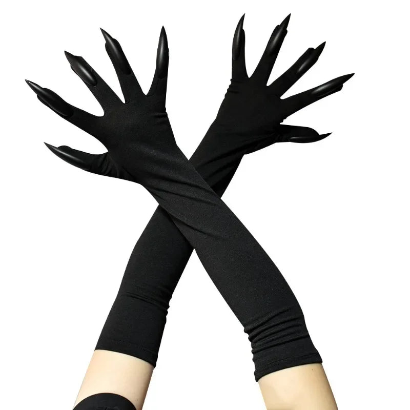 Halloween Witch Gloves Long Claws | Horror Cosplay Costume