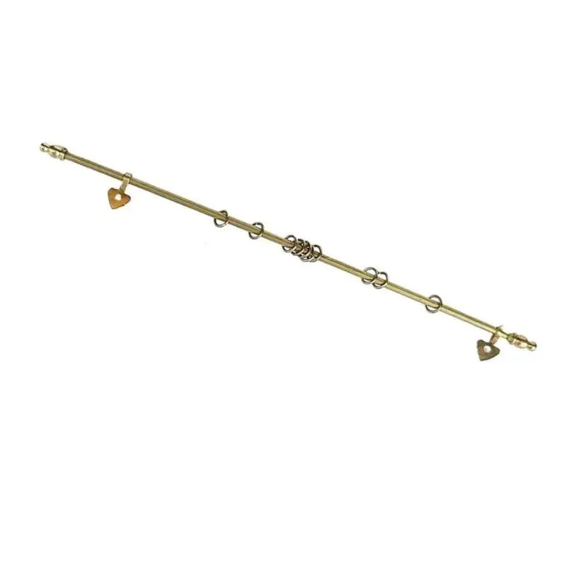 1/12 Scale Miniature Golden Curtain Rod | Dollhouse Accessory