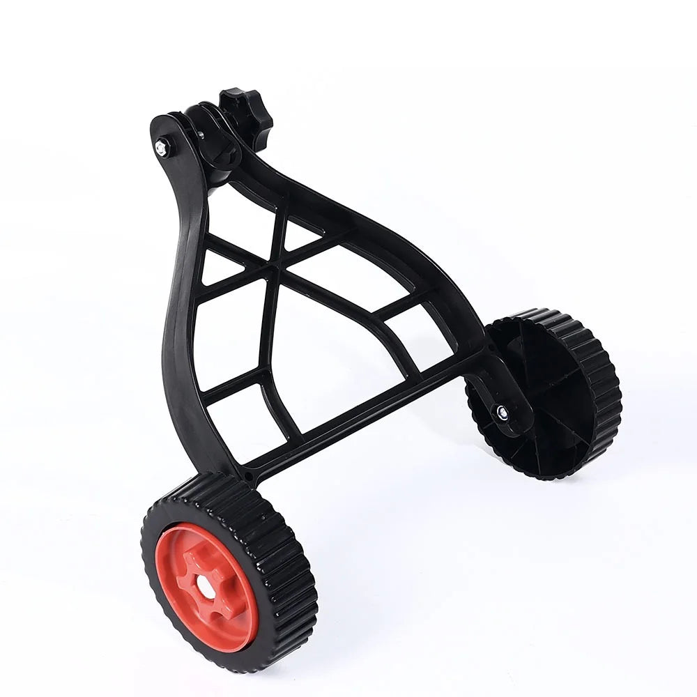 Universal Adjustable Lawn Mower Support Wheel: Portable Side-Mount Attachment for Trimmers & Grass-Cutting Tools Peaceful Pleasures Health and Wellness