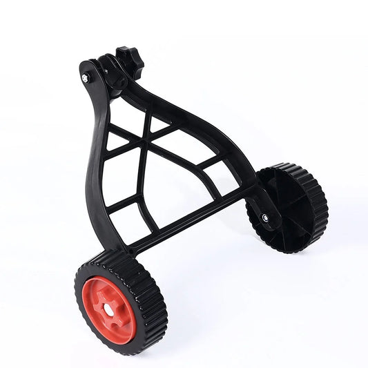 Universal Adjustable Lawn Mower Support Wheel: Portable Side-Mount Attachment for Trimmers & Grass-Cutting Tools Peaceful Pleasures Health and Wellness