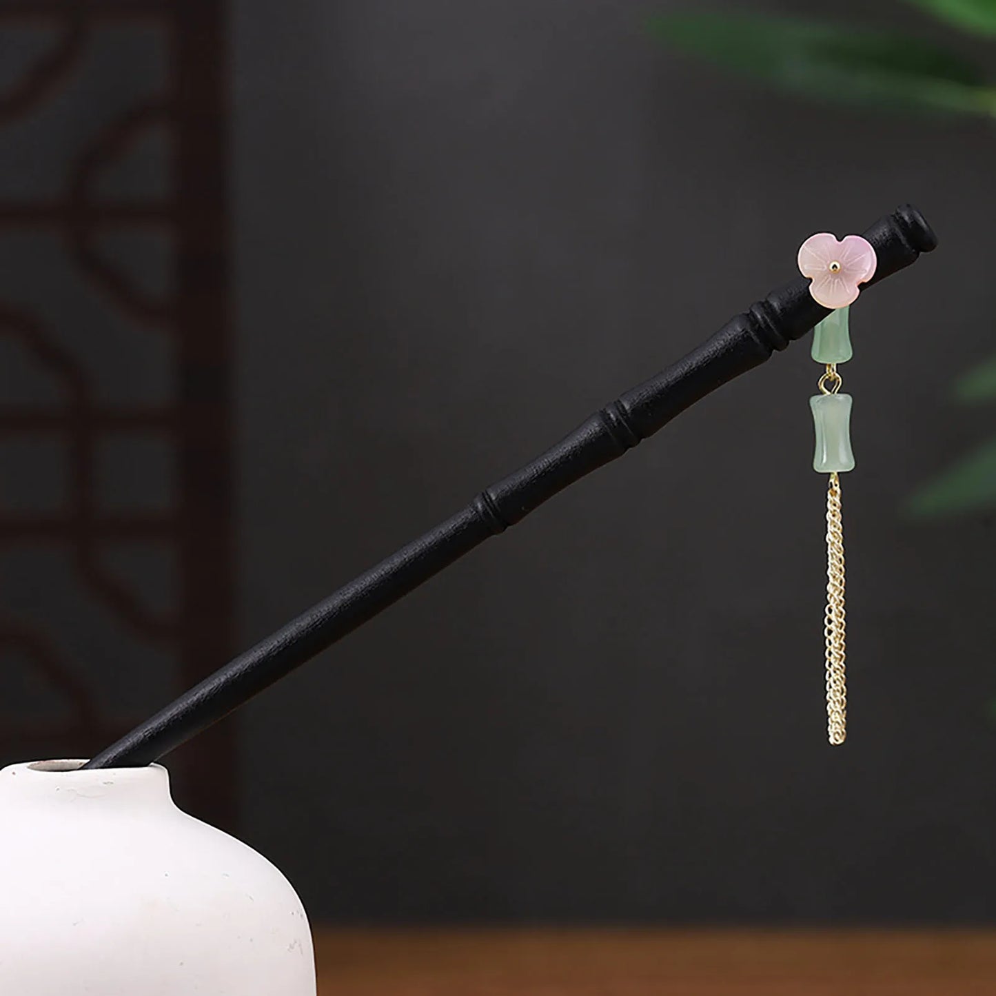 Chinese Style Hair Stick Hairpin Handmade Wood Headpiece Updo Hair Styling Tool for Women Girls Party Head Decor Peaceful Pleasures Health and Wellness 13