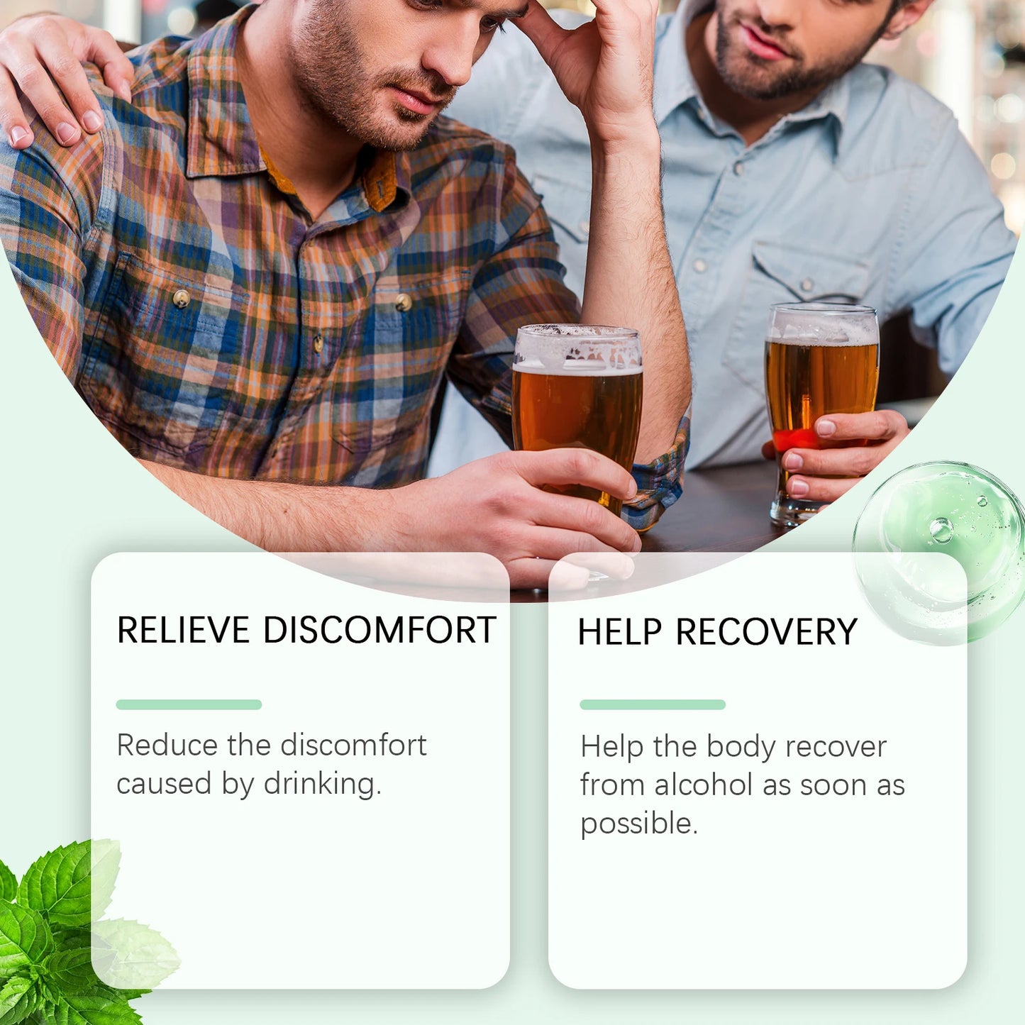 OceAura Hangover Relief Patches – Natural Recovery, 30 Pcs