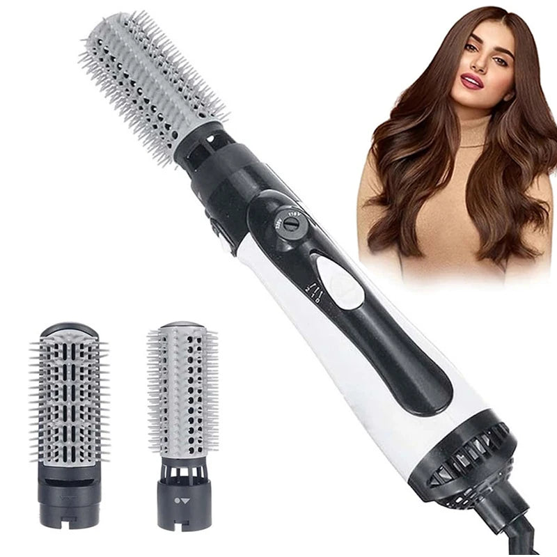 Hot Air Brush One Step Hair Dryer Brush Volumizer Dry Straighten Curl Comb 4 in 1 Salon Negative Ionic Hair Styler for Women Peaceful Pleasures Health and Wellness