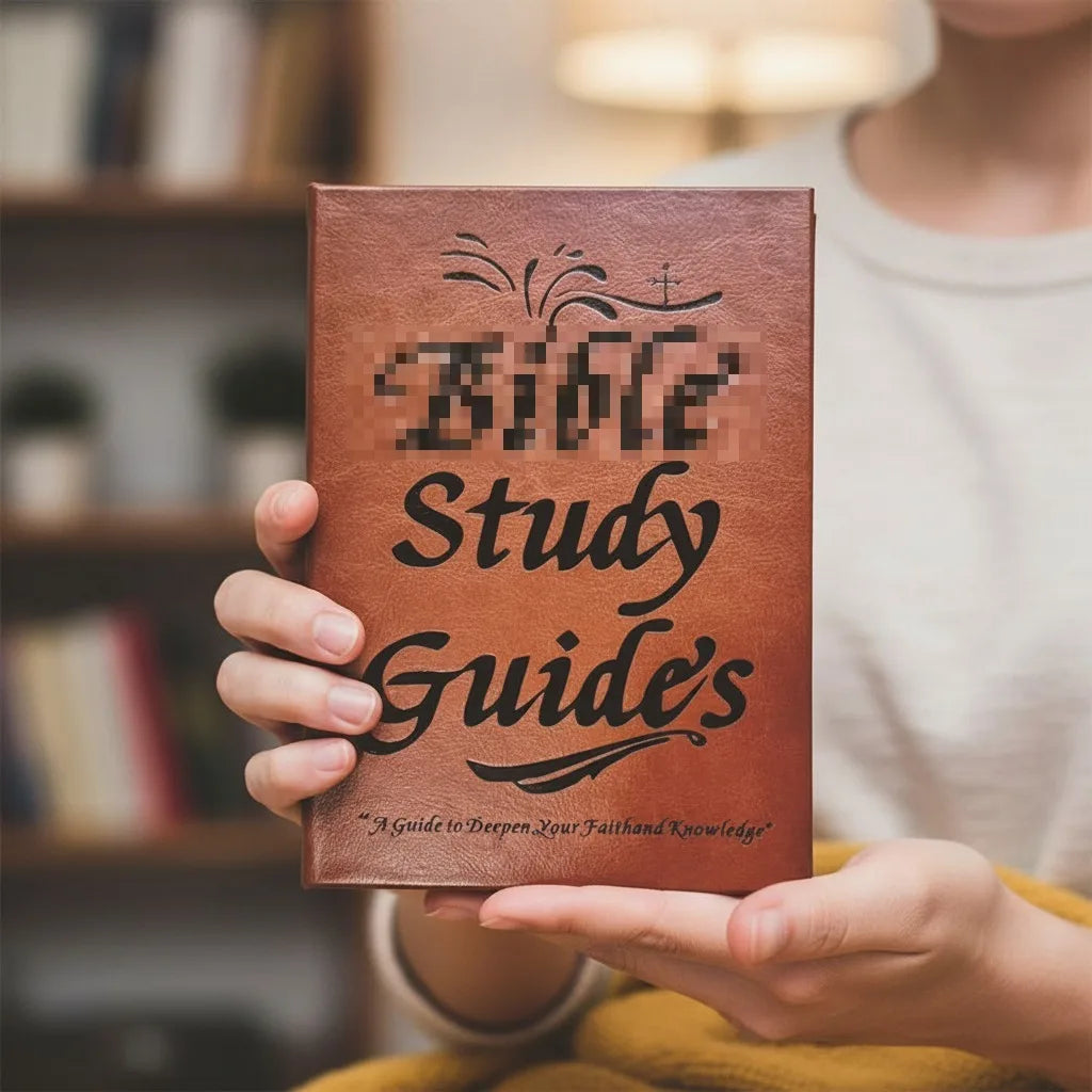 Christian Bible Study Journal Leather Prayer Notebook Thin Devotional