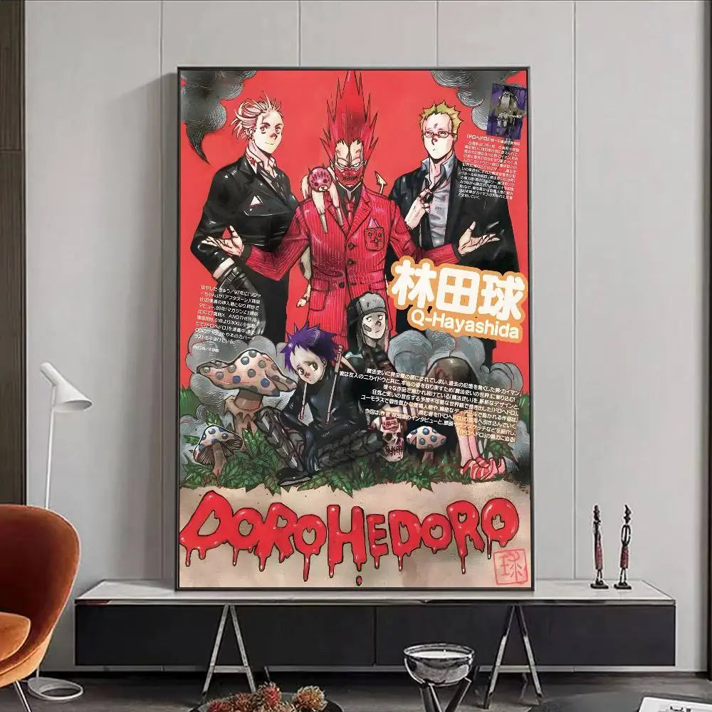 Dorohedoro Anime Horror Poster – HD PVC Waterproof Wall Art